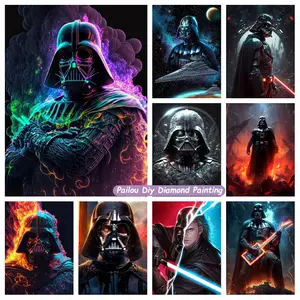 Abstract Van Gogh Starry Night Star Wars Diamond Painting 5D Full Drill Kit  Jedi Order Darth Vader Diamond Embroidery Home Decor - AliExpress