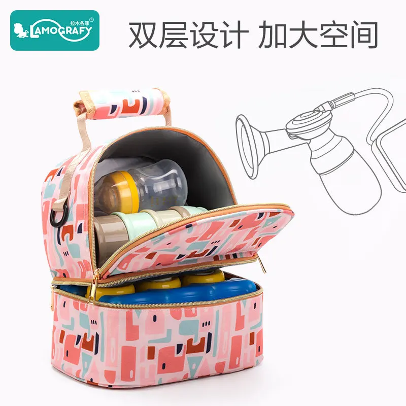 Warmer with Feeding Bottle Thermal Keeps Drinks Cool Travel Backpack Mummy Diaper Backpack Baby Milk Food Storage Thermal Bags