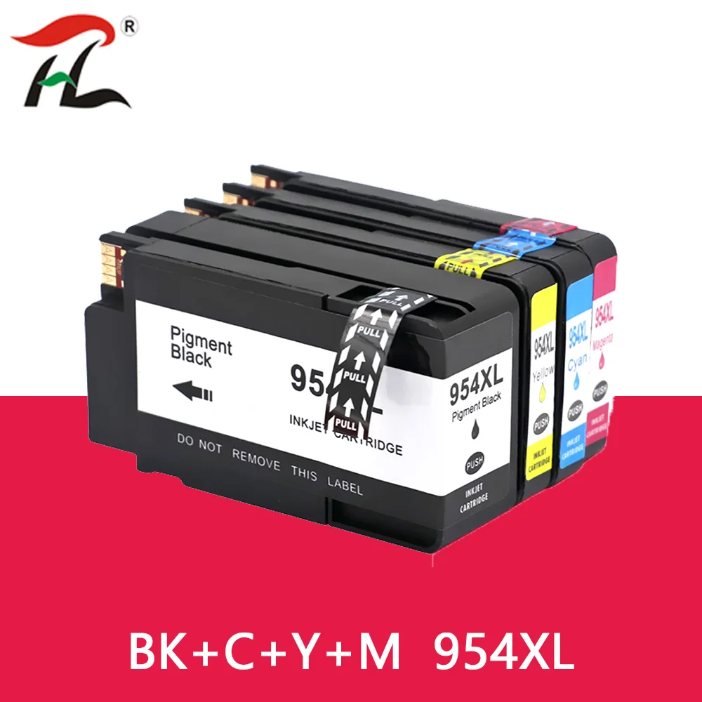 Cartuccia D'Inchiostro Ricaricabile 4Pk 954Xl Per Stampante All-In-One Compatibile Hp 954 Officejet Pro 8720 8710 8730 7740 7720
