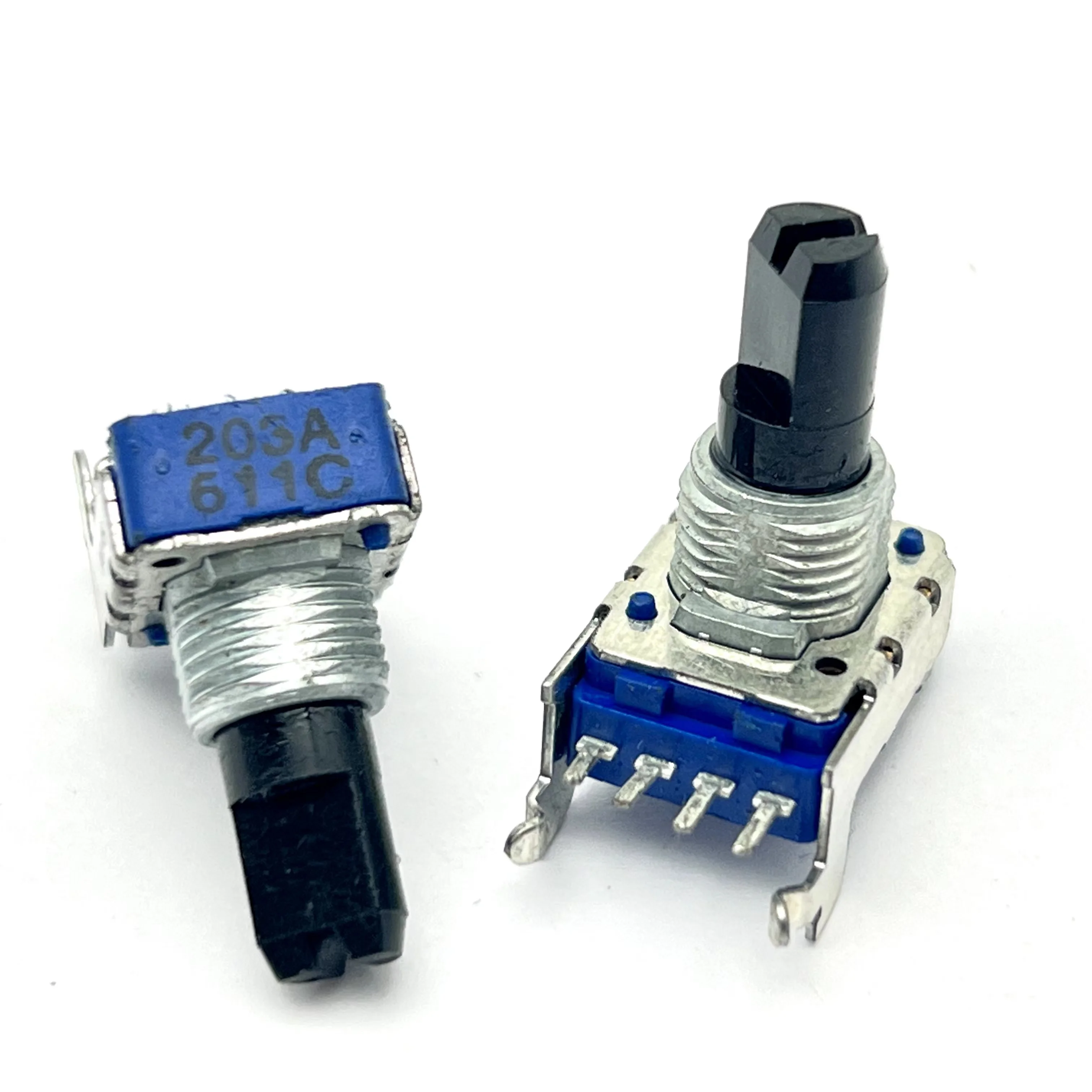 2 PCS ALPS RK11 potentiometer 4 pin A20K shaft length 16MM AliExpress