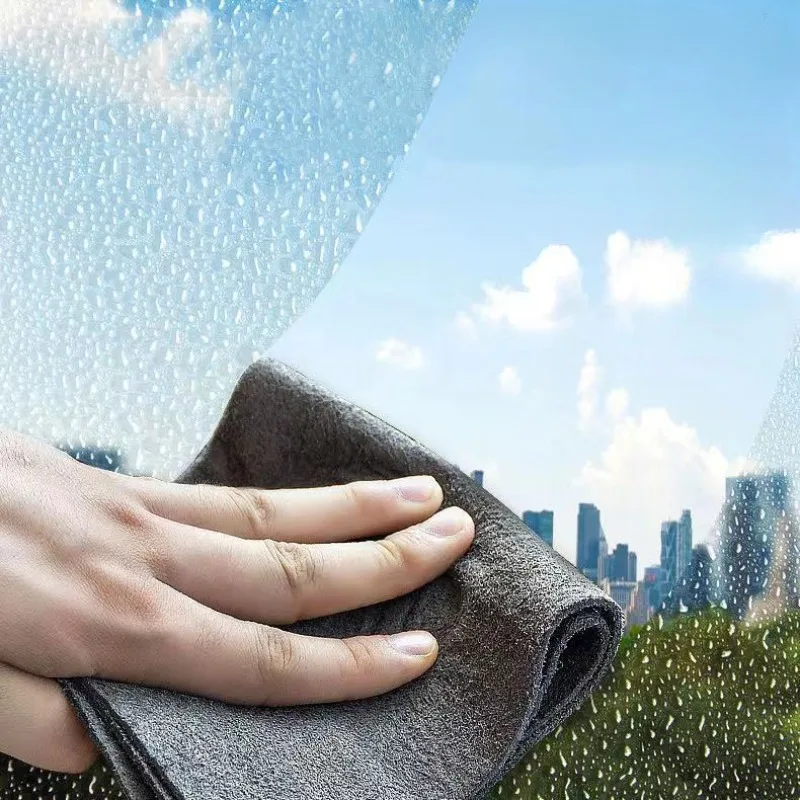 

Thicker Magic Cleaning Cloth No Watermark rag Microfiber Window Glass Wiping Kitchen Towel Wash Reusable dried magic
