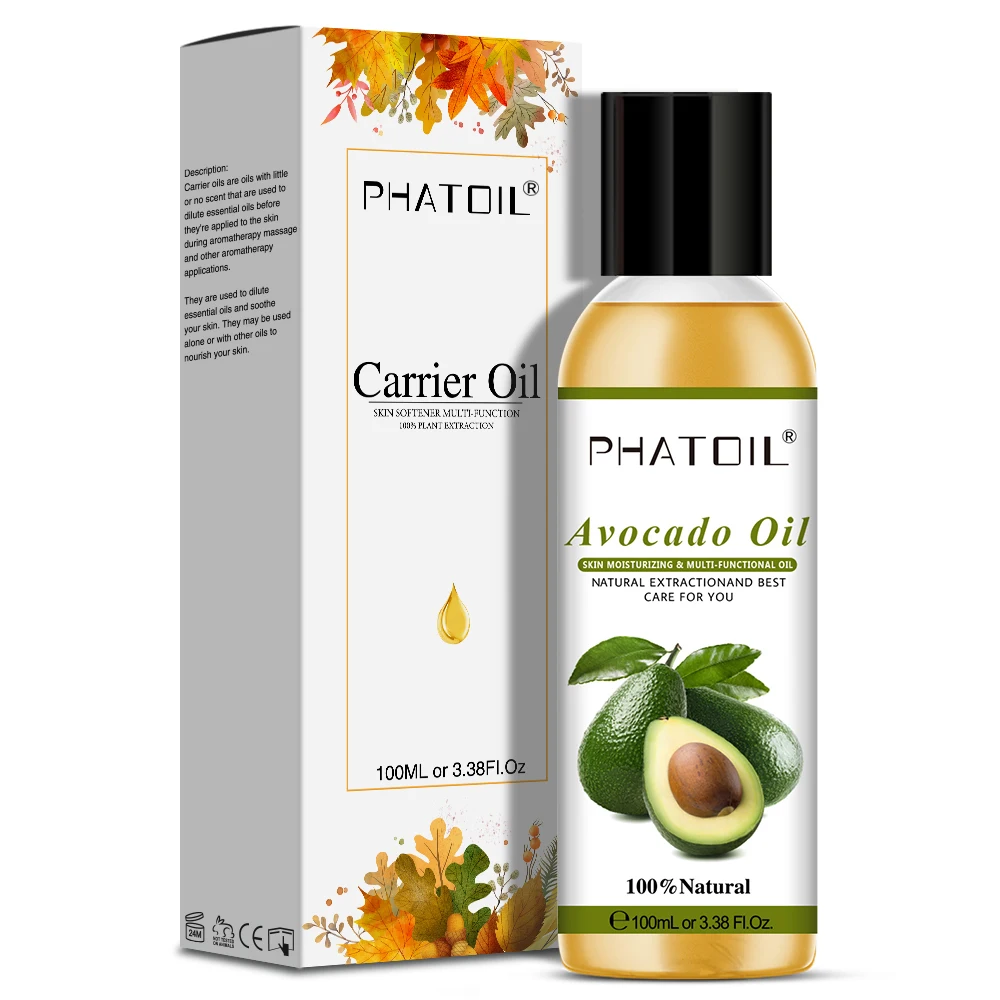 

PHATOIL 100ml Carrier Oil Grapeseed Rosehip Jojoba Olive Rosehip seed Base Oil for Pure Essential Oils Anti-Wrinkle Whiten Skin