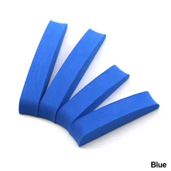 4 - Piece Rubber Car Door Protector Set - Scratch Guard Bumper Strips with Decorative Edge Protection (Blue)