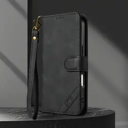 Luxury Leather Wallet Case with RFID Blocking for Honor Win - Shockproof and Stylish Protection (Black)