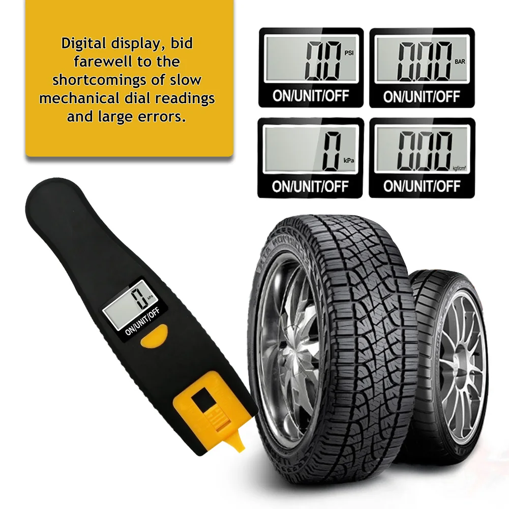  ڵ Ÿ̾ Ÿ̾  з   LCD ÷ з° а ׽ 0-150PSI ڵ Ʈ  