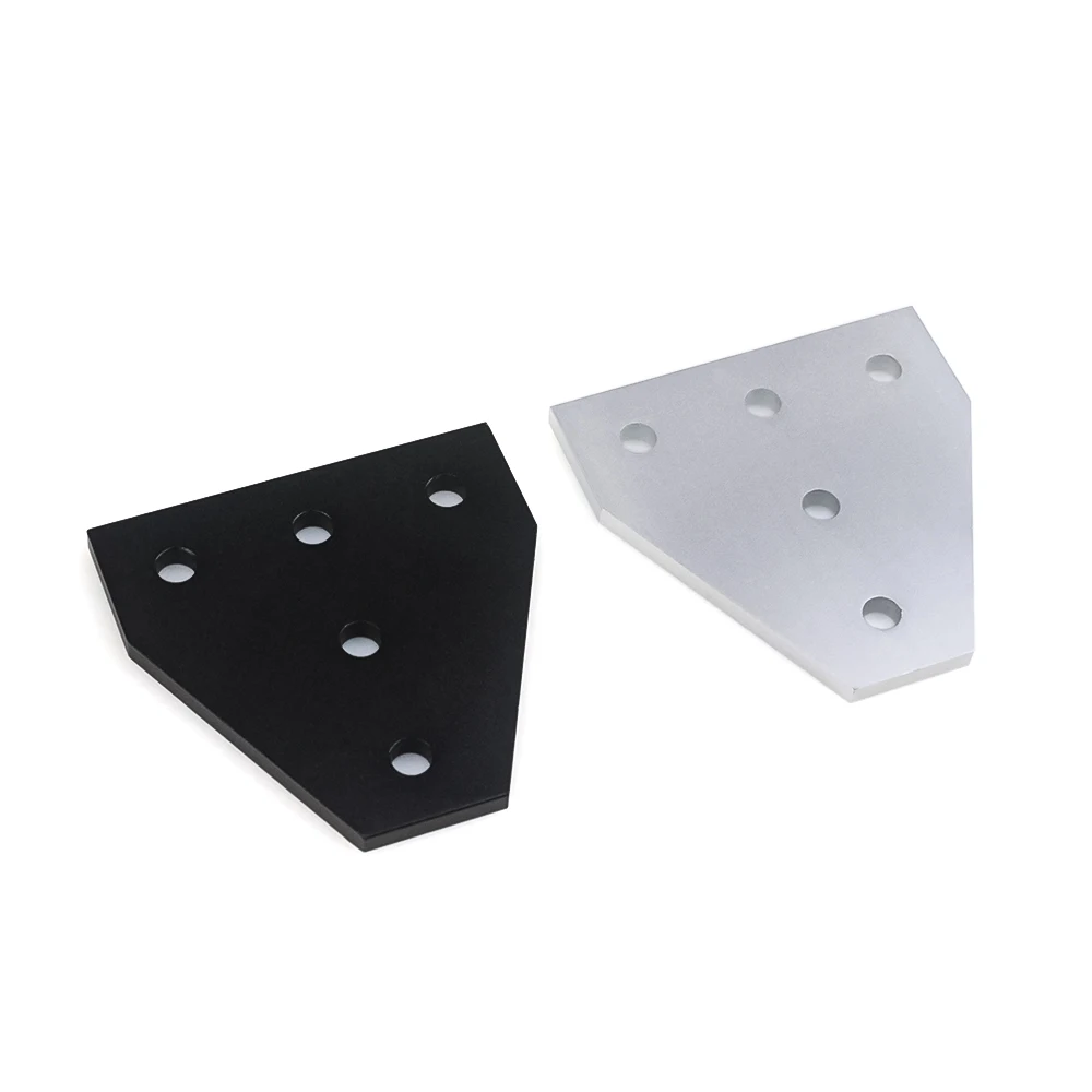 

Openbuilds 5 Hole T Shape Joining Plate Joint Bracket Compatible for 2020/3030/4040 Aluminum Extrusion Profile