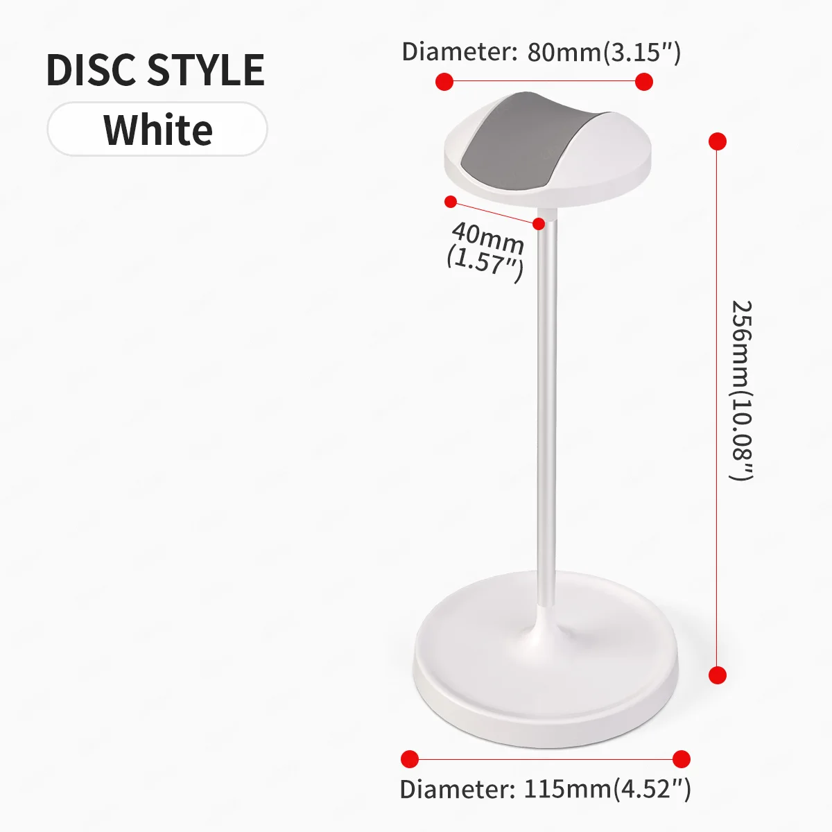 حامل سماعة ألعاب ألومنيوم بقاعدة ثقيلة – تصميم أني...