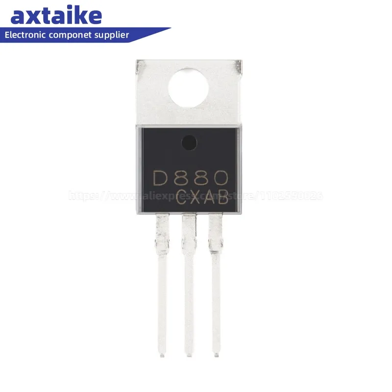

10PCS KSD880 KSB834 D880 B834 D880-Y B834-Y 2SD880 2SB834 TO-220 NPN PNP 60V 3A Low Frequency Power Amplifier DIP Transistors