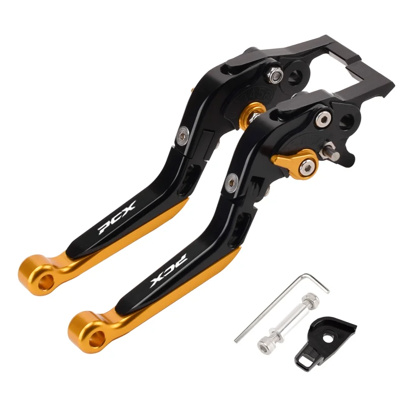 CHEKIS echtes Motorradzubehör für HONDA PCX125 PCX160 ABS-Version spezielle modifizierte Bremshupe mit Feststellfunktion Bremshebel Feststellbremshebel Handbremse verstellbarer Griff faltbarer Dosengriff – Detail 21
