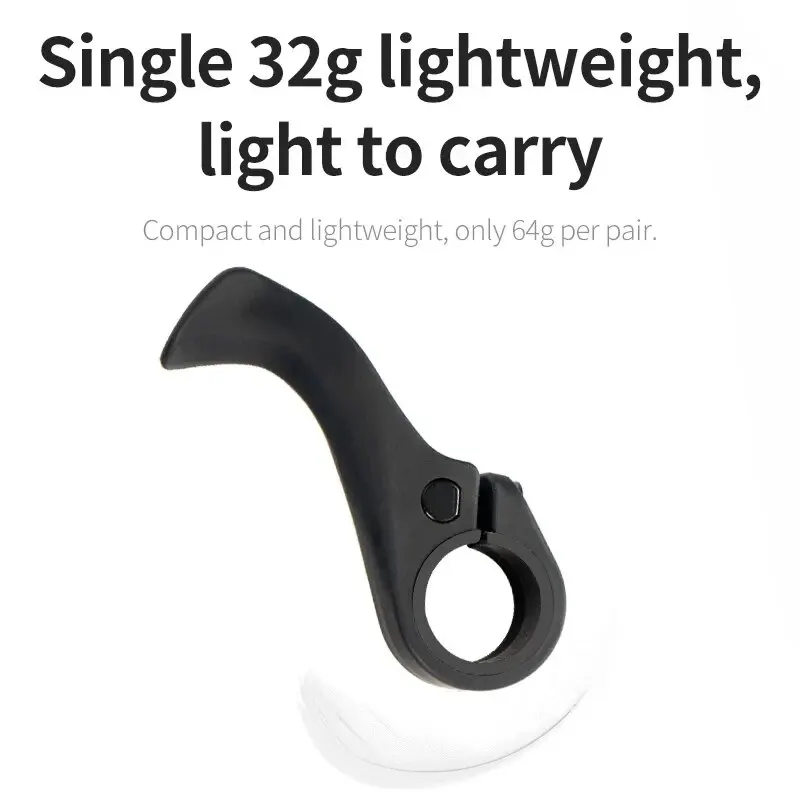 Mountain Bike Handlebars Thumb Black Grips Bicycle Handle Thumb Force Rest Grip Comfort And Shock Absorption Bike Accessories