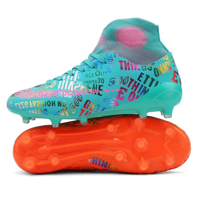 Mens Football Sneakers AG/FG Outdoor Training Kids Soccer Shoes Waterproof Anti-Slippery Wear-Resistant Women Soccer Cleats football shoes
