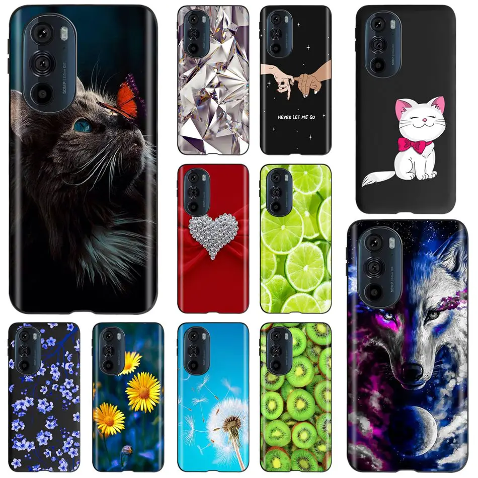 Per Motorola Edge 30 Pro Custodia Paraurti Custodia Morbida In Silicone Nero Per Moto Edge 30 Pro Cover Per Motorola Edge Plus 2022 Edge