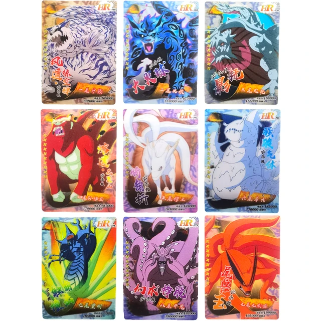 Kayou Naruto Hr Nine-Tailed Beast Rare Collection Flash Card