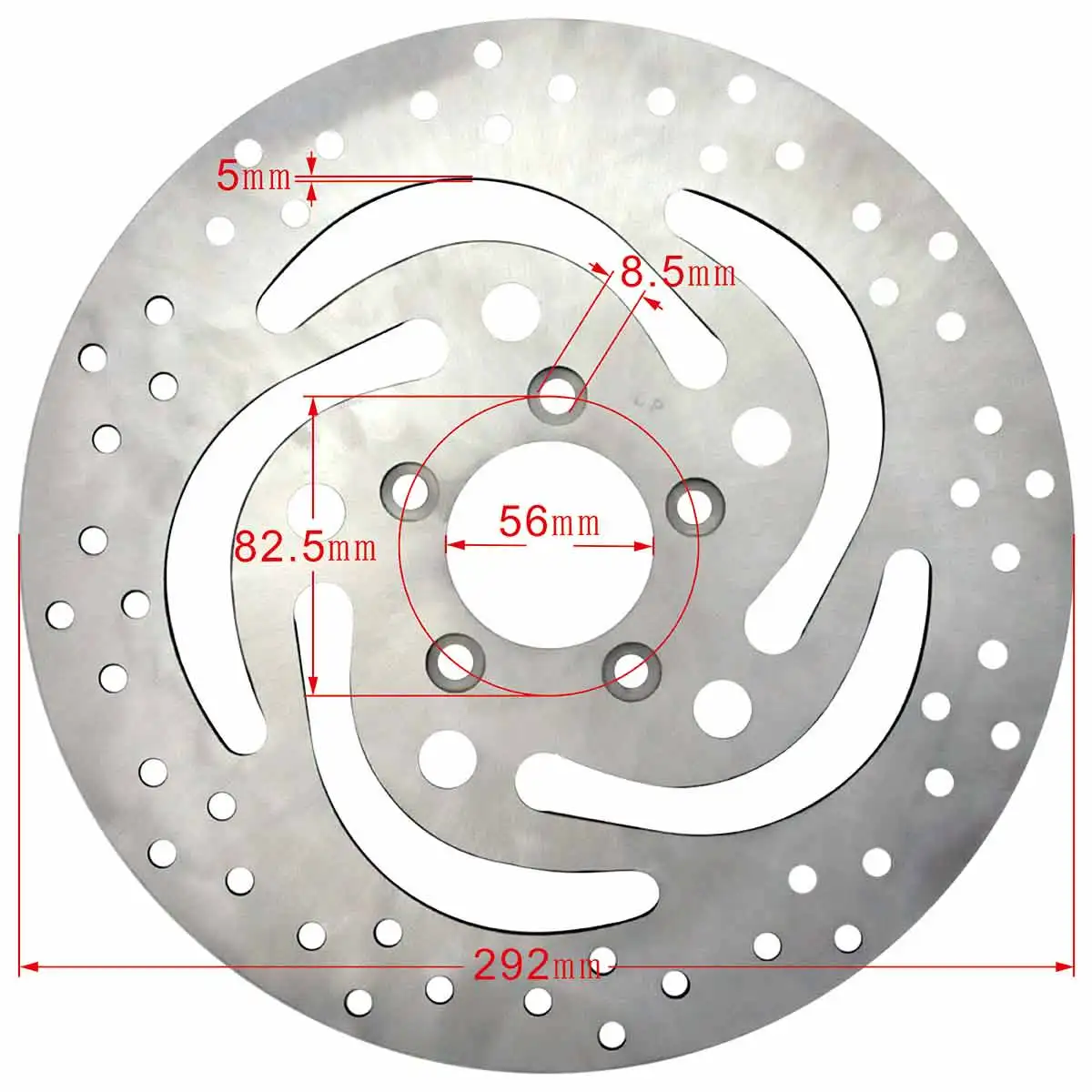 

292mm Motorcycle Front Right Brake Disc For Harley Sportster Roadster XL883R XL1200R XR1200 Road King Softail 1450 Dyna 1450