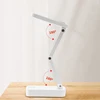 Solar Powered Foldable Desk Lamps Also USB Charging Rechargeable Eye Protection Reading Lights Bedside Dimmable Night Lighting 4