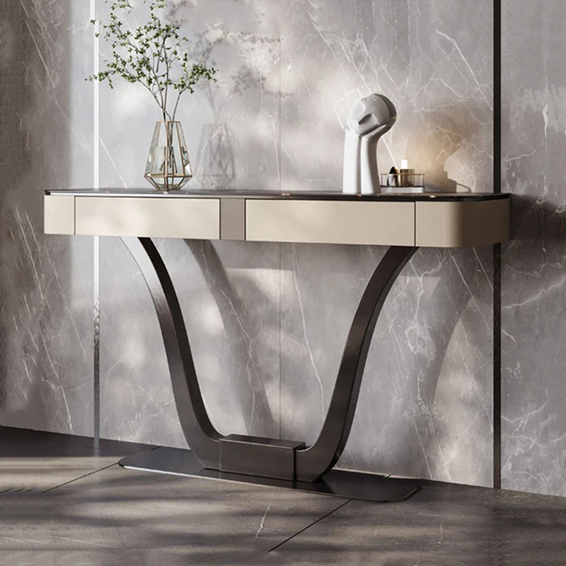 Consolle moderna e minimalista Tavolo consolle nordico di bellezza alla moda di lusso Design ingresso Woonkamer Tafel Furniture - Image 5