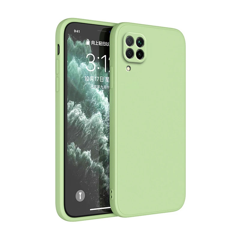 Luxurious Soft Liquid Silicone Shockproof Phone Case - Half-Wrapped Design