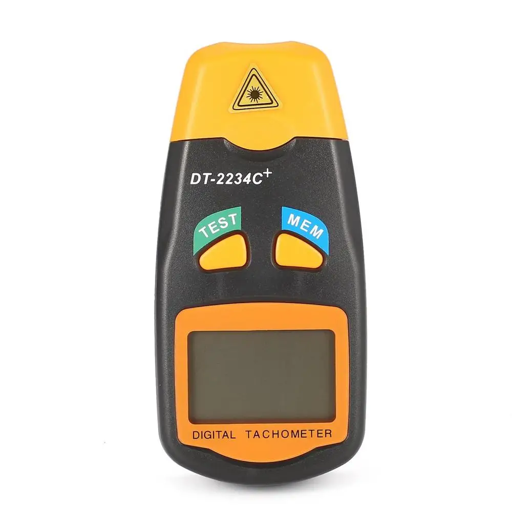 

DT2234C + Digital Laser Tachometer RPM Meter Non-Contact 2.5RPM-99999RPM LCD Display Speed Meter DT2234C Tester Speed