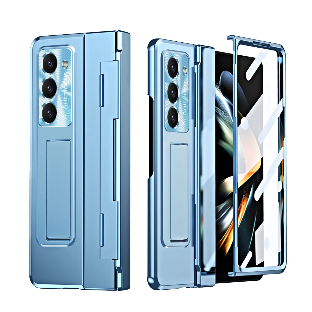 Custodia Flip Cover in Pelle di Lusso per Samsung Galaxy Z Fold 6 con Slot per Penna Pellicola Protettiva in Vetro per Schermo_voghion.com