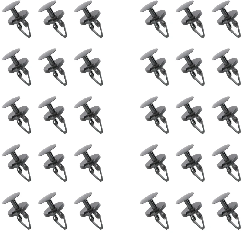 Mudguard Buckle Push Push Rivet Auto Clips 8mm Plastic Rivets Ford Wheel Arch Linings Bumpers Clip Plastic Trim Clips