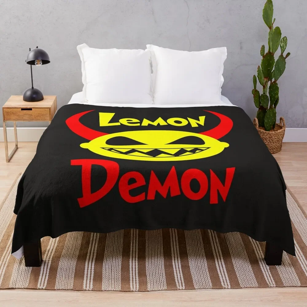

Lemon demon Throw Blanket christmas gifts Luxury Thicken Blankets