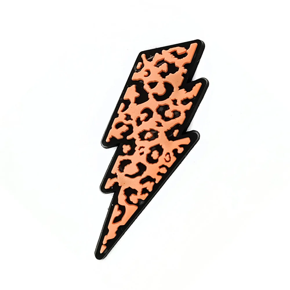 Leopard Print Shoe Charm for DIY Decorations and Gifts