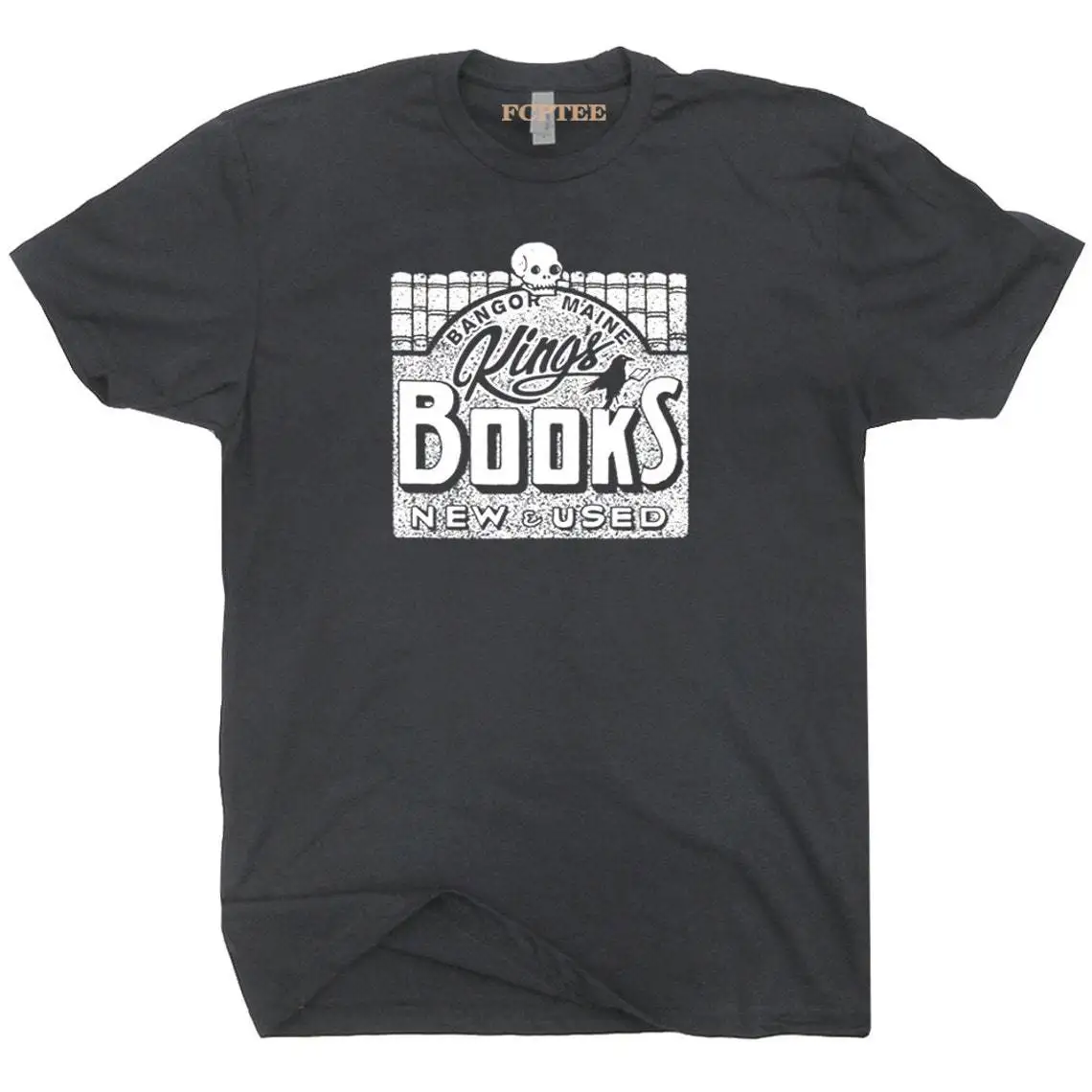 

King Bookstore Horror Movie Unisex T Shirt Bigfoot Playing Drum Print Men Tee Shirts Awesome Since 1977 Man Custom Year Tops