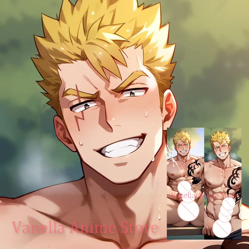 Dakimakura Laxus Dreyar Anime Double Sided Print Body Pillow Cover Life Size Pillowcase