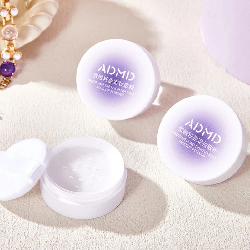 Makeup Finish Loose Setting Powder Translucent Natural Soft Face Powder Oil Control
