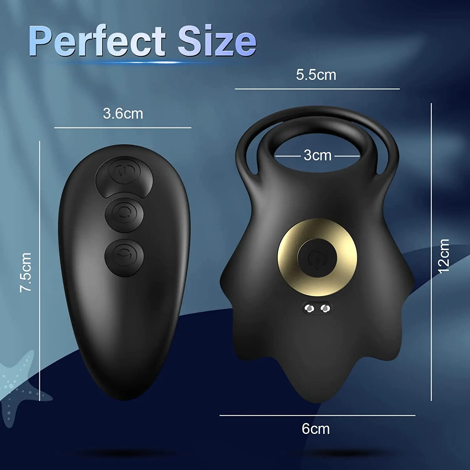 HESEKS Wireless Remote Control Vibrating Cock Rings Ball Massager Vibrator Delay Ejaculate Sex Toy Scrotum Testes Vibrating Ring S3914c42ec8b74aaf9f9e1110d1b1a588J