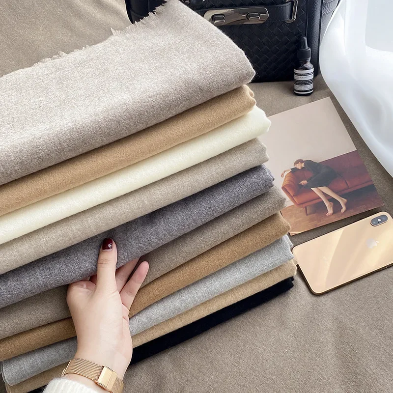 

Winter Scarf Women Solid Color New Clouds Cashmere Shawl Korean Version of Japanese Letters Warm Men's Bib 200*70cm