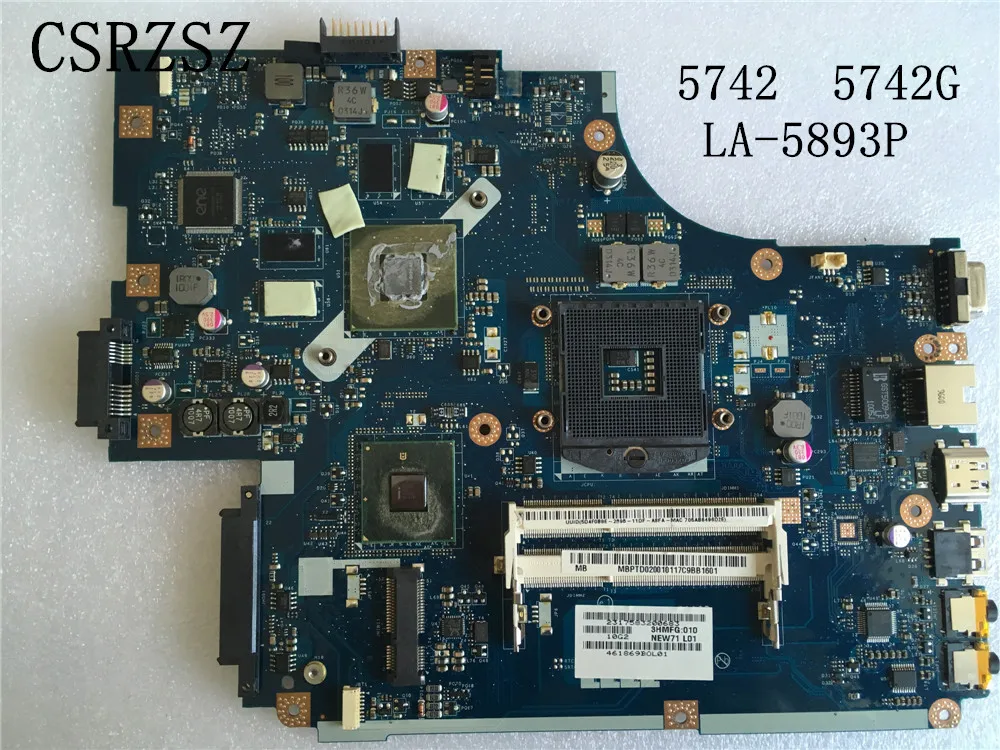 

Материнская плата для ноутбука Acer aspire 5742 5742G, отличная работа