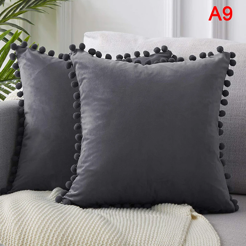 1PC Soft Velvet Cushion Cover Decorative Pillows Throw Pillow Case 45*45cm Home Decor 
