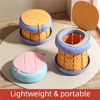 Potty Training Seat Children's Portable Collapsible Toilet Foldable Furniture For Toddler Outdoor Anti-slip Chair Clean Easily 2