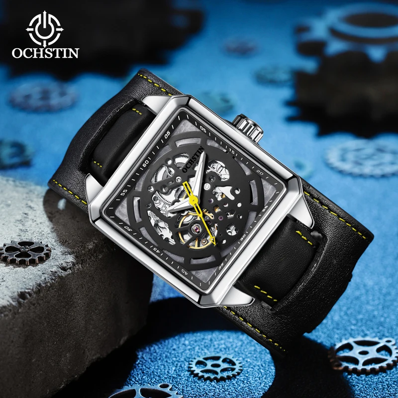 OCHSTIN new 2024Masterpiece craftsman series personality trend skeleton mechanical movement watch men's mechanical watches