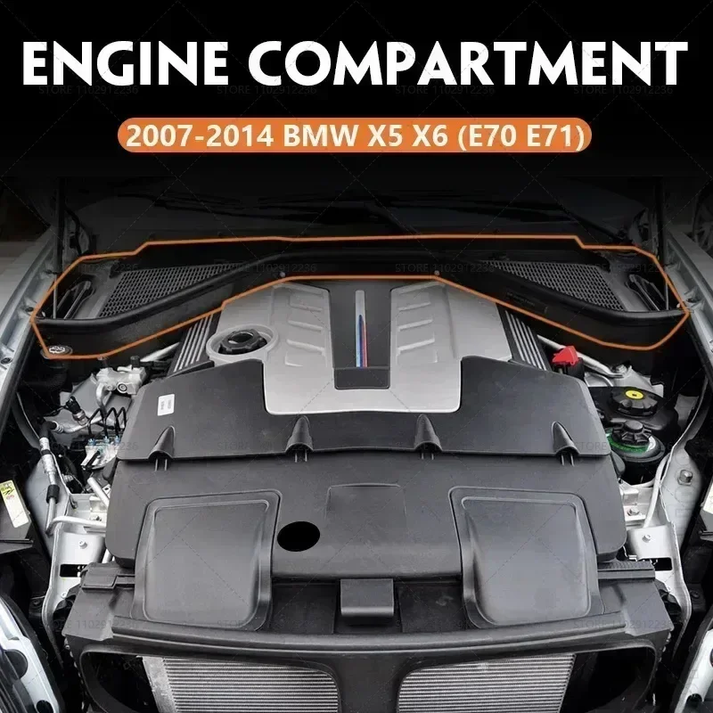 Partition Panel Engine Compartment For 2007-2014 BMW X5 X6 E70 E71 51717169421 51717169422 51717169419 51757171791 64316945583 engine compartment panel