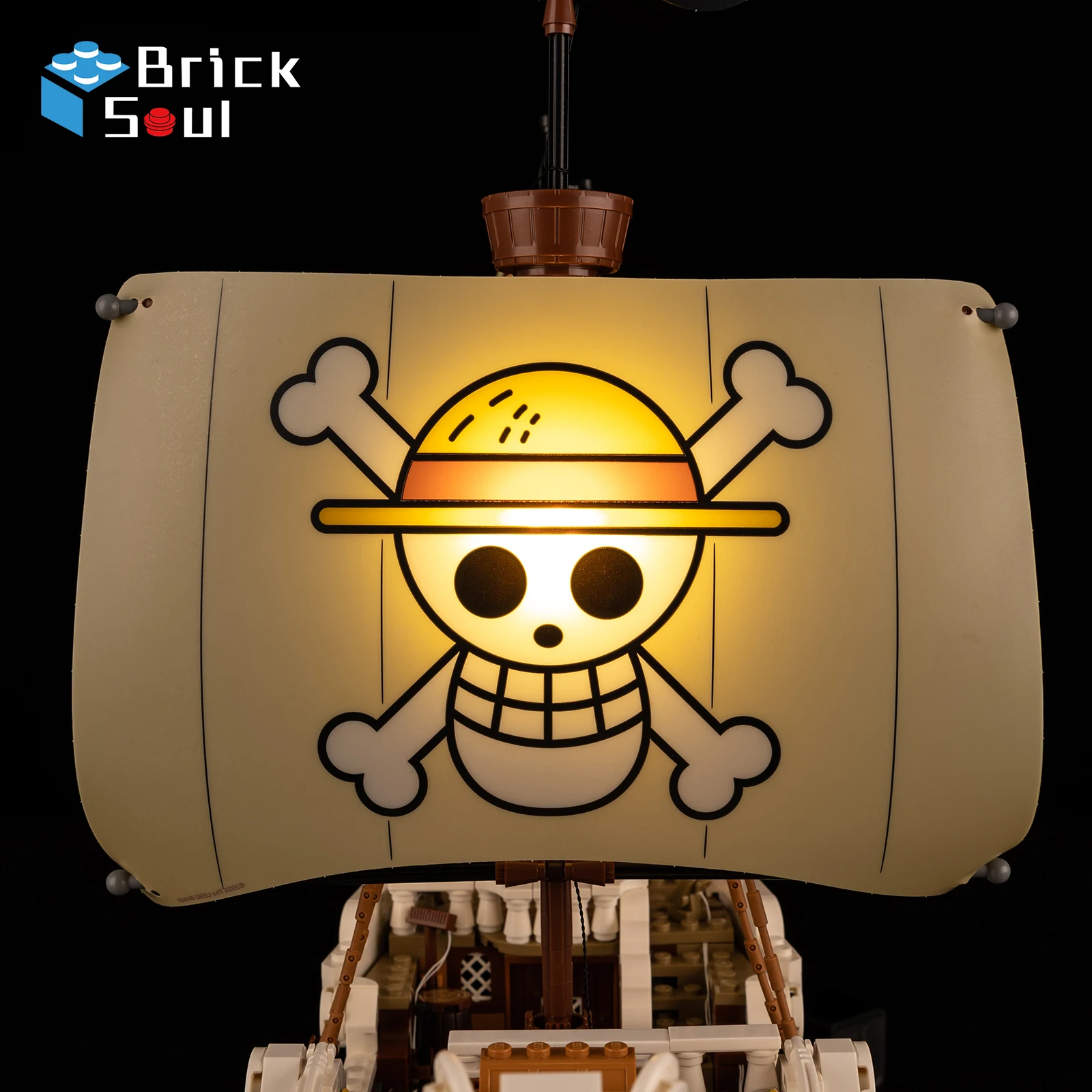LED-Beleuchtungsset für Lego 75639. Das Going Merry Pirate Ship-Modell, DIY-Spielzeug-Set, Bausteine nicht im Lieferumfang enthalten – Detail 4
