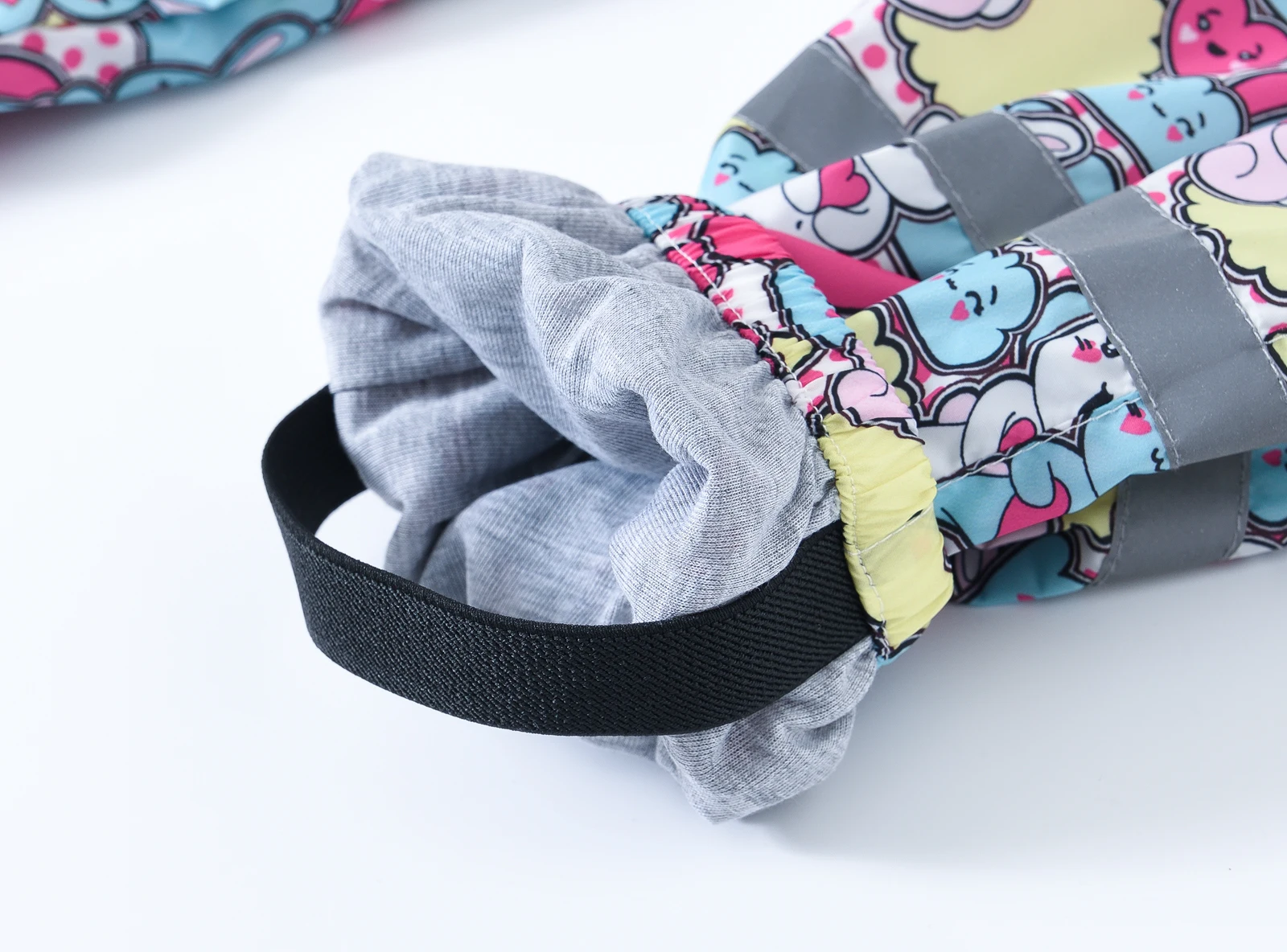 بنطال بخصر مرن للأولاد والبنات ، بنطال كاجوال للجوكر ، مقاوم للماء ، مطبوع لطيف ، دواسة