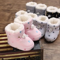 Winter Baby Boots Infant Girls Boys Warm Snow Boots Fashion Cartoon Print First Walkers Newborn Plush Bootas Casual Cotton Shoes 5