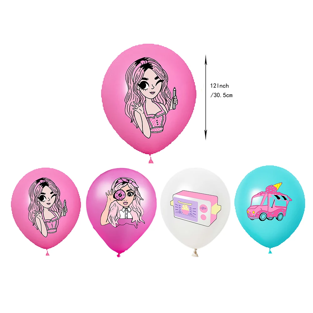 Mis Pastelitos Theme Decorations Banner Cupcake Topper Set Balloon Girls Kids Adult Birthday Party