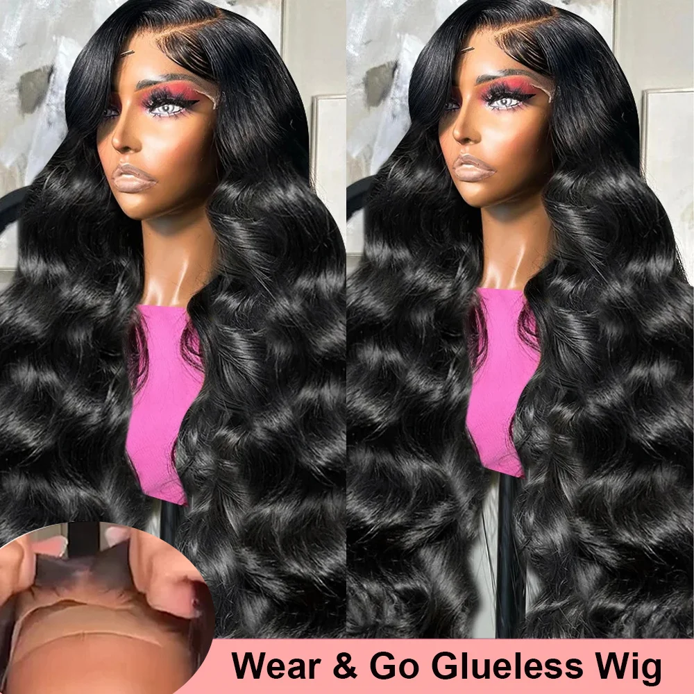 

Body Wave Glueless 13x4 HD Lace Frontal Wig Human Hair Brazilian Wigs For Women Wear And Go 7x5 HD Lace Closure Wig Pre Plucked