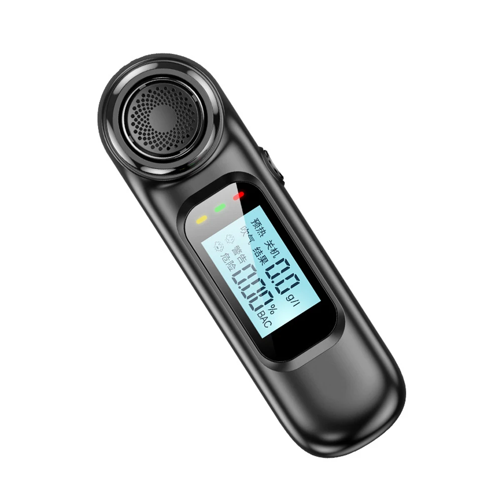 Alcohol Tester Digital Display Rechargeable Breathalyzer Alcohol Breath Tester AM01