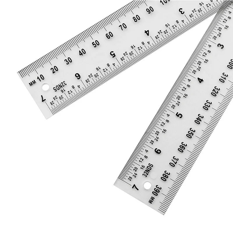 50pcs Transparent Digital Display Angle Ruler 2 in 1 Protractor Caliper Digital Display Caliper Traveling Leveling Ruler