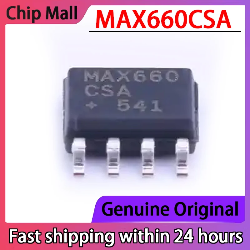 

5PCS New Original MAX660CSA MAX660CSA+T SOP8 CMOS Single Voltage Converter Chip
