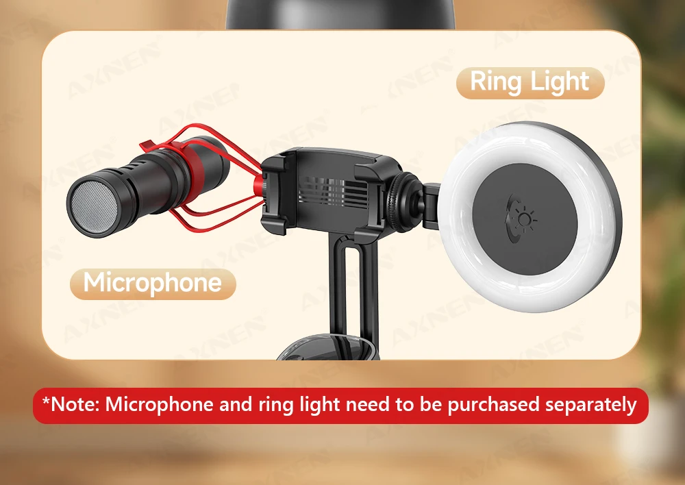 360°Rotating P05 AI Face Tracking Desktop Gimbal Stabilizer Intelligent Follow Shoot Gesture Control