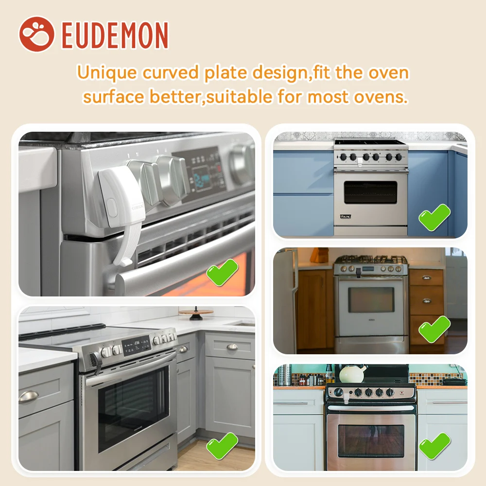 EUDEMON 1pc Baby Safety Oven Door Lock Oven Lock Door Stopper Prevent Baby from Opening Ovens and Getting Burnt or Hurt