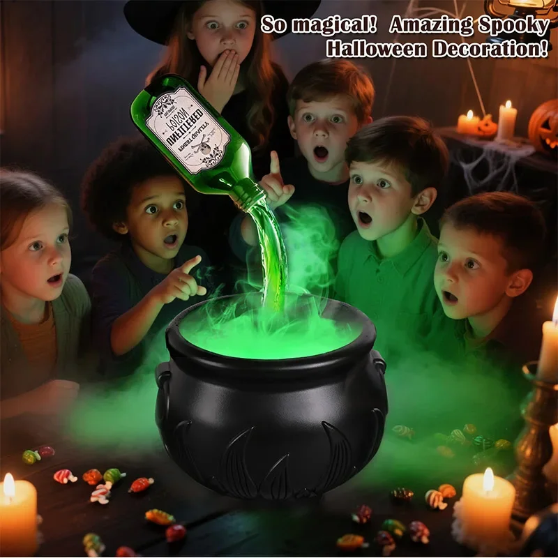 Halloween Gift Witch's Flame Bucket, Diy Decoration For Parties And Festivals, Home And Festival Interior Decoration Ornaments.