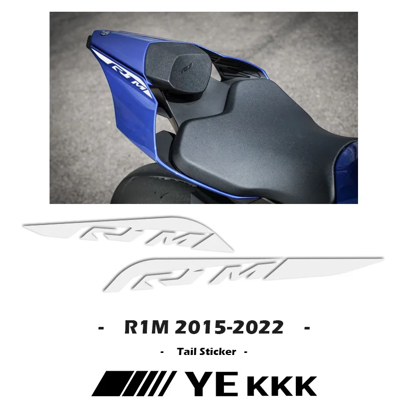 Rear Shell Fairing Decal Stickers 2015 2016 2017 2018 2019 2020 2021 New For Yamaha YZF R1M YZF1000 R1M R1 remotekey key shell case for chevrolet suburban tahoe gmc yukon 2015 2016 2017 car accessory