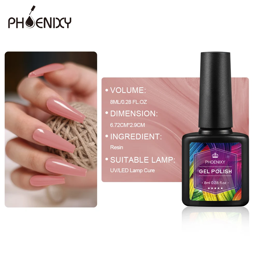 Manicure Set Gel Polish Set with UV LED Nail Lamp Poly Nail Gel Varnish Kit Quick Extension Gel Set Complete Nail Art Tools Kit 5