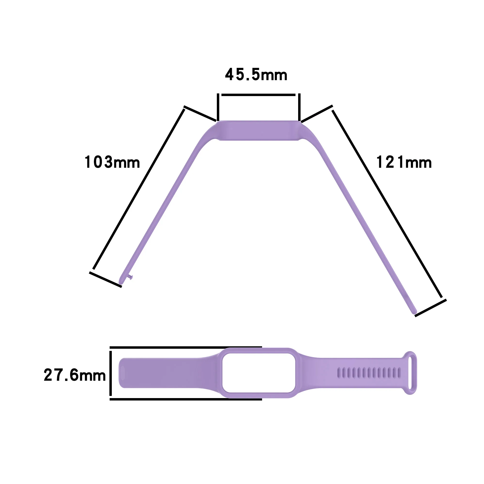 Sport Silicone Strap and Case Set - Premium Rubber Bracelet